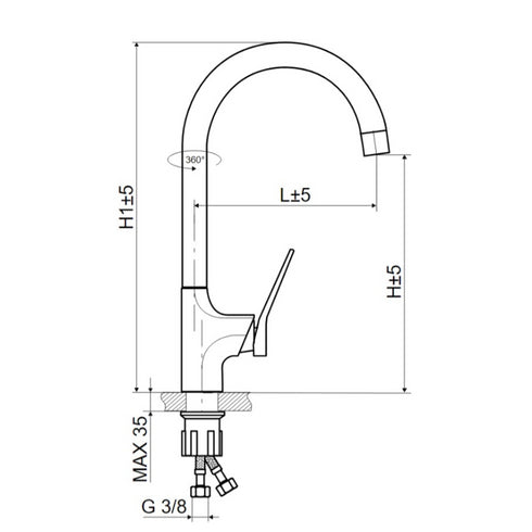 Baterija za sudoperu EF 3508 A Slovarm